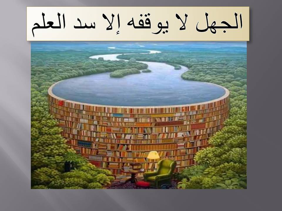 الجهل لا يوقفه إلا سد العلم